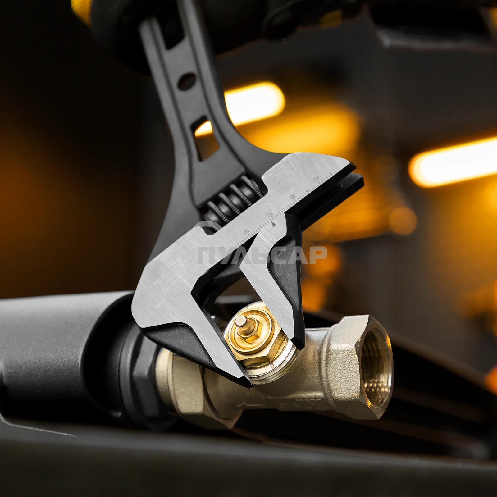 Ключ разводной Denzel 300 мм, CrV, кованый