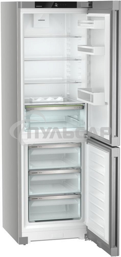 Холодильник Liebherr CNSFD 5203-22 001 серебристый двухкамерный 225/94 л морозилка снизу, No Frost