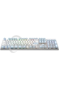 Клавиатура проводная A4Tech Fstyler FS100 Neon, USB, синий/белый