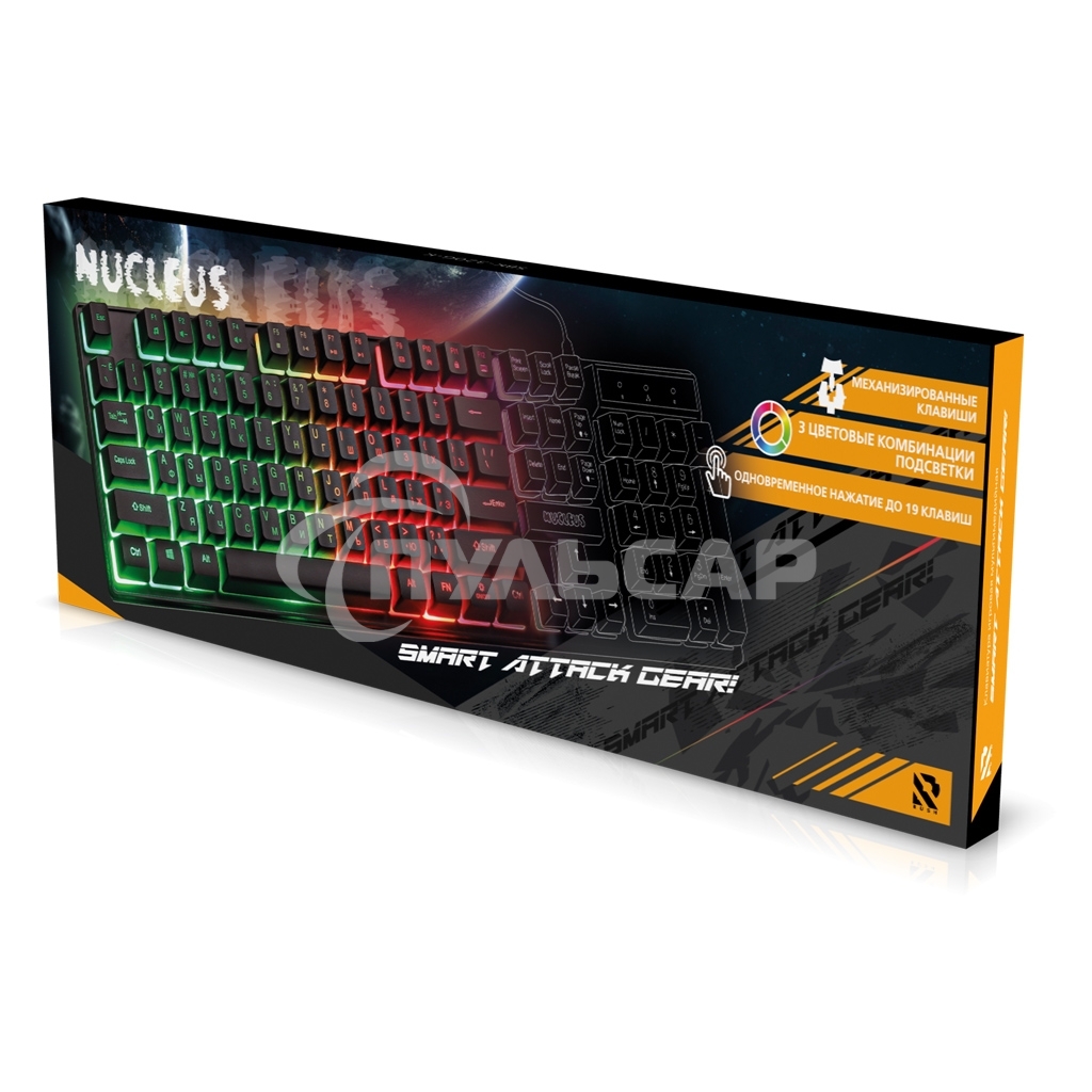 Клавиатура проводная Smartbuy SBK-320G-K RUSH Nucleus