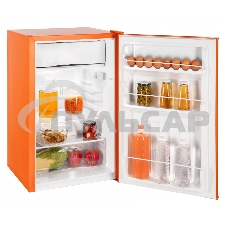 Холодильник Nordfrost NR 403 OR оранжевый однокамерный 100/11л морозилка сверху, ручная разморозка