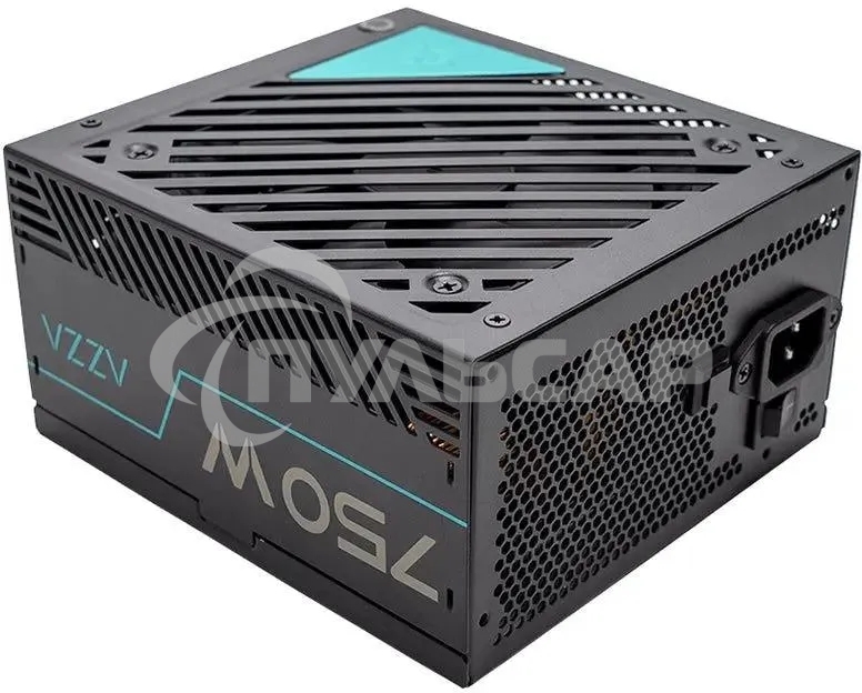 Блок питания Azza PSAZ-750G, 750Вт, 80 PLUS Gold, 120мм, модульный, черный