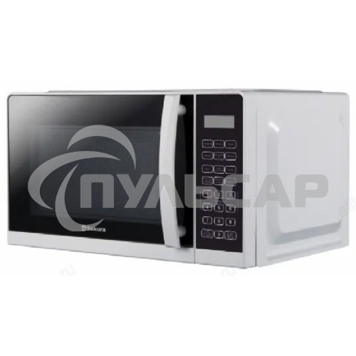 Микроволновая печь Sakura SA-7052W белый, 20 л, 700 Вт, переключатели - сенсор