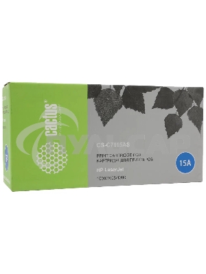 Картридж лазерный Cactus CS-C7115AS черный (2500 стр.) для для принтеров HP LaserJet 1000/ 1005/ 1200