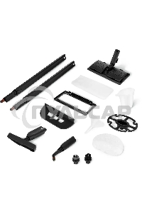 Пароочиститель напольный Kitfort КТ-9187 2000Вт черный/бирюзовый