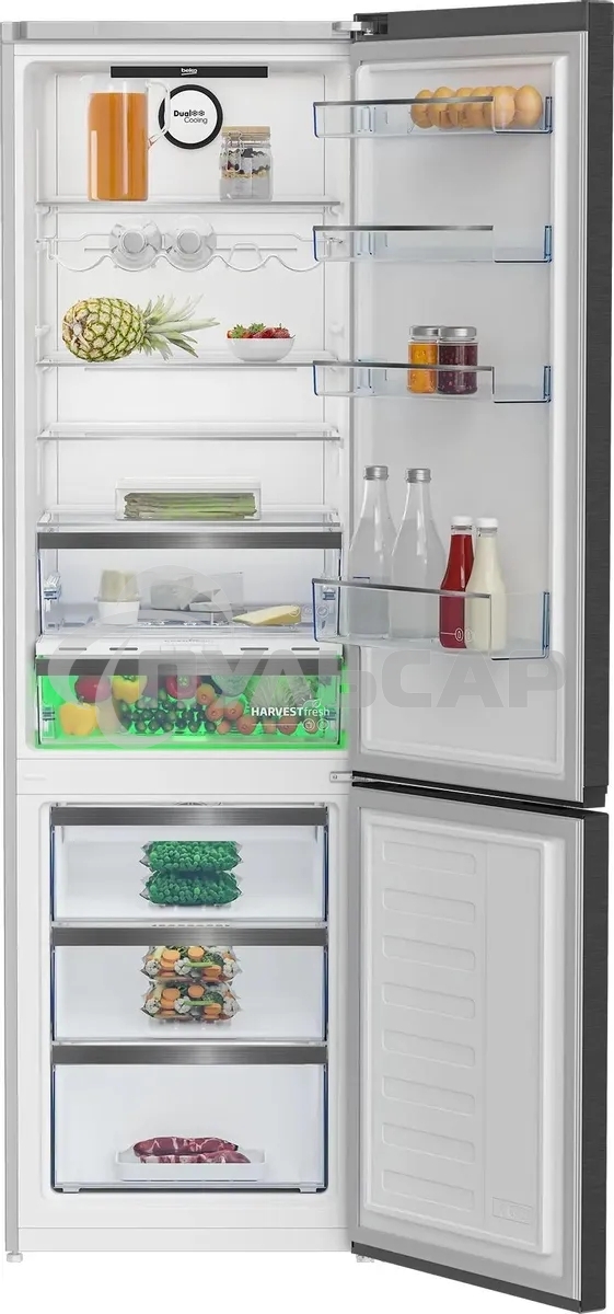 Холодильник Beko B5RCNK403ZXBR антрацит двухкамерный 257/100 л морозилка снизу, No Frost