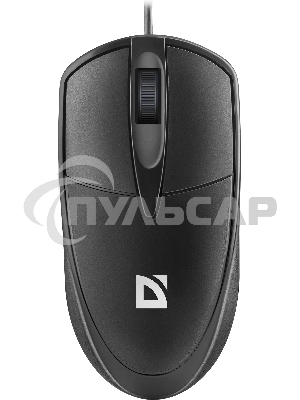Мышь проводная Defender Trace MB-989 черный, 1000 dpi, USB, кнопки - 3