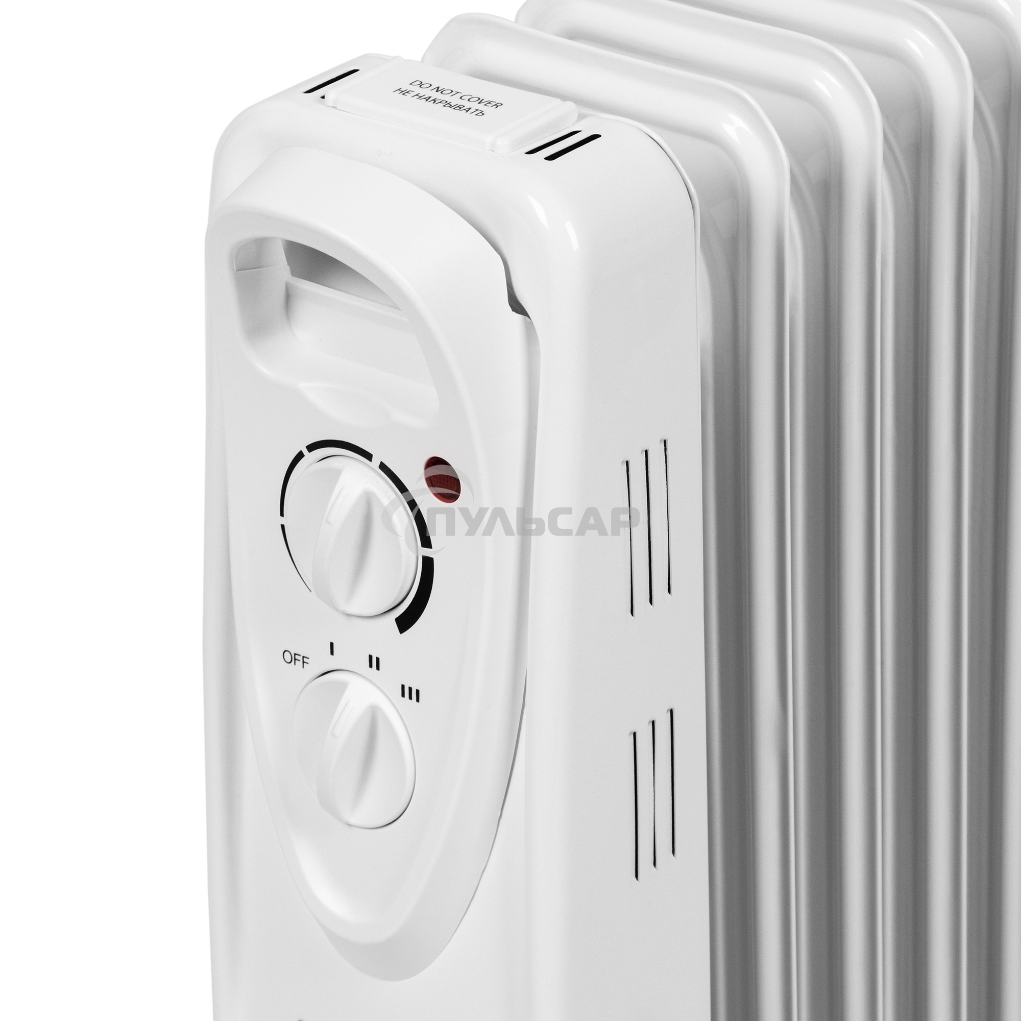 Обогреватель масляный AC ELECTRIC AOH/BM-11BW 2200 (11 секций) белый, 2200 Вт, 27 м2, термостат