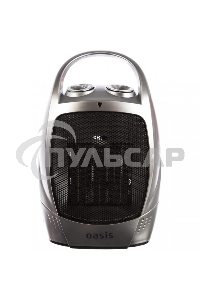 Тепловентилятор Oasis KS-15 серый, 1500 Вт, 20 м2