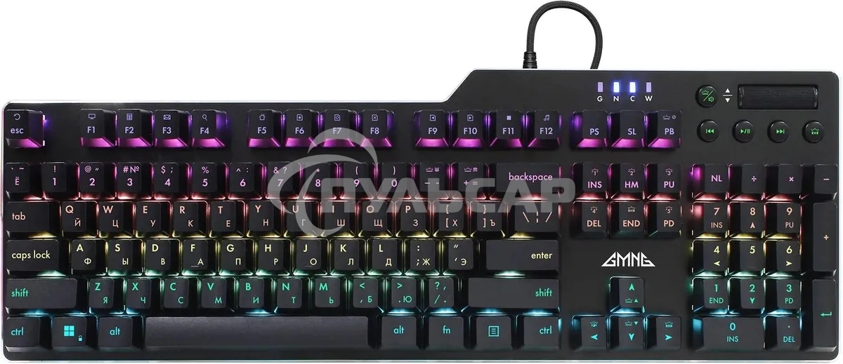 Клавиатура проводная GMNG GG-KB765XP (1901096), USB, черный