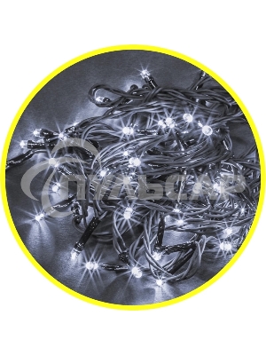 Гирлянда Navigator NGF-S01-100CW-10-9.5m-230-C8-BL-IP44