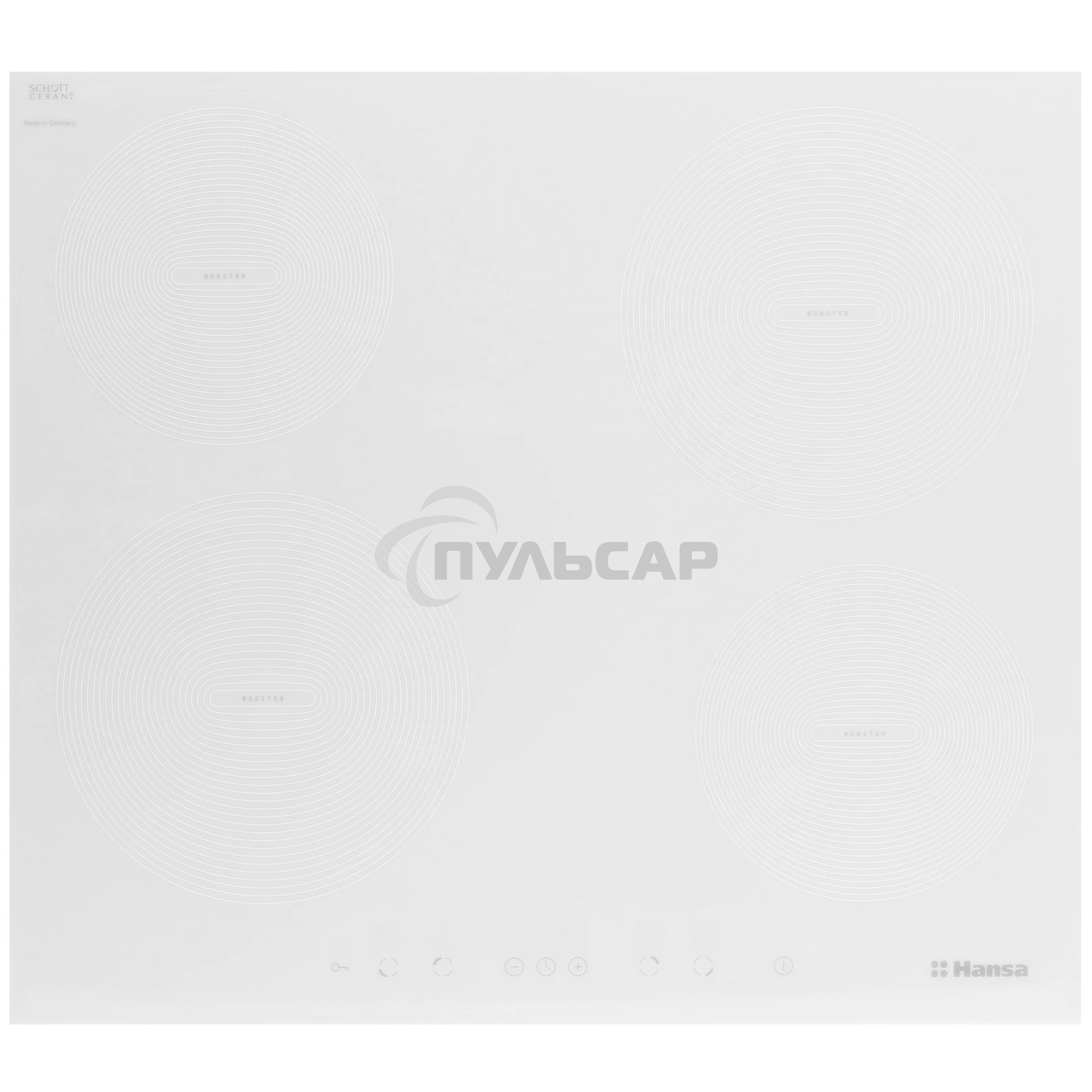 Индукционная варочная панель Hansa BHIW68308 белый