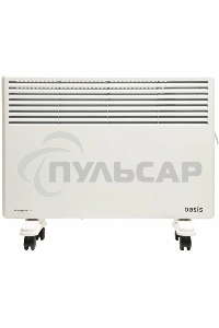 Конвектор Oasis KM-15 белый, 1500 Вт, 20 м2, термостат