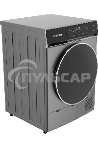 Сушильная машина Hyundai DFE8401 темно-серый, 8 кг, сушка - тепловой насос, программ - 15, 60 x 84.5 x 65 см