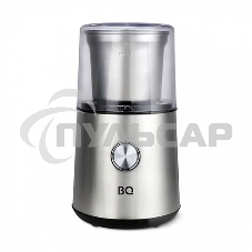 Кофемолка BQ CG1003, 200 Вт, 85 г максимальная загрузка, стальной/черный