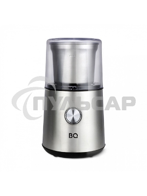Кофемолка BQ CG1003, 200 Вт, 85 г максимальная загрузка, стальной/черный