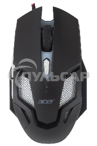 Мышь проводная Acer OMW125 черный оптическая (3200dpi) USB (6but)