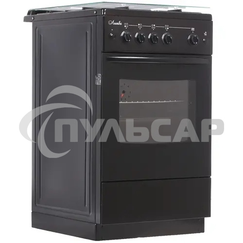 Плита газовая Лысьва ГП 400 М2С -2у черный, конфорок 4 шт, духовка 57 л, 50 см x 84 см x 60 см