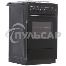 Плита газовая Лысьва ГП 400 М2С -2у черный, конфорок 4 шт, духовка 57 л, 50 см x 84 см x 60 см