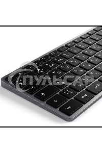 Клавиатура беспроводная Satechi Slim X3 Bluetooth Backlit Keyboard, Bluetooth, Серый космос, ST-BTSX3M-RU