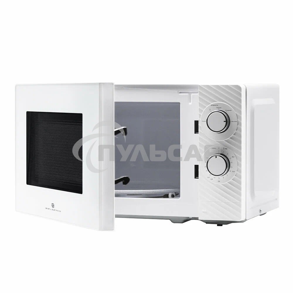 Микроволновая печь General Electronics 20L SOLO белая GE-MS120W 700W