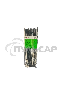 Нейлоновые стяжки FORTISFLEX КСС 3х200 мм черный 100 штук 49409