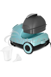 Пароочиститель напольный Kitfort КТ-9187 2000Вт черный/бирюзовый