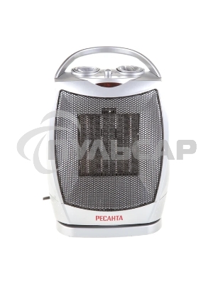 Тепловентилятор Ресанта ТВК-2, серебристый, 900/1800 Вт, 18 м2, термостат, поворот корпуса 67/2/4