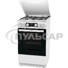 Плита комбинированная Gorenje GK5C42WF-B белый, конфорок 4 газовых, духовка 70 л, 50 см x 85 см x 59.4 см