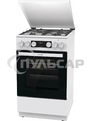 Плита комбинированная Gorenje GK5C42WF-B белый, конфорок 4 газовых, духовка 70 л, 50 см x 85 см x 59.4 см