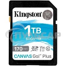 Карта памяти Kingston 1Tb SDXC Canvas Go Plus 170R C10 UHS-I U3 V30/ Kingston 1Tb SDXC Canvas Go Plus 170R C10 UHS-I U3 V30