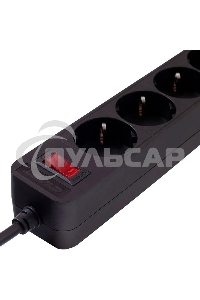 Сетевой фильтр СТАРТ  С/УД-Ф SP 6x1 ZVTS черный-- 20, серия BASIC