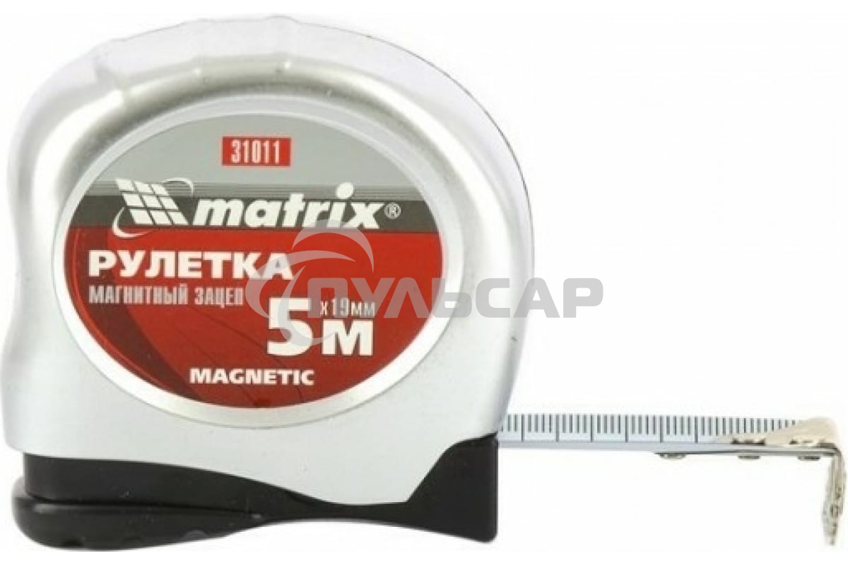 Рулетка Matrix magnetic 5мх19мм магнитный зацеп
