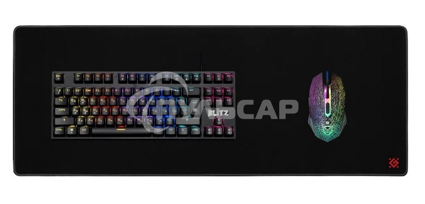 Коврик для мышки Defender черный ULTRA ONE