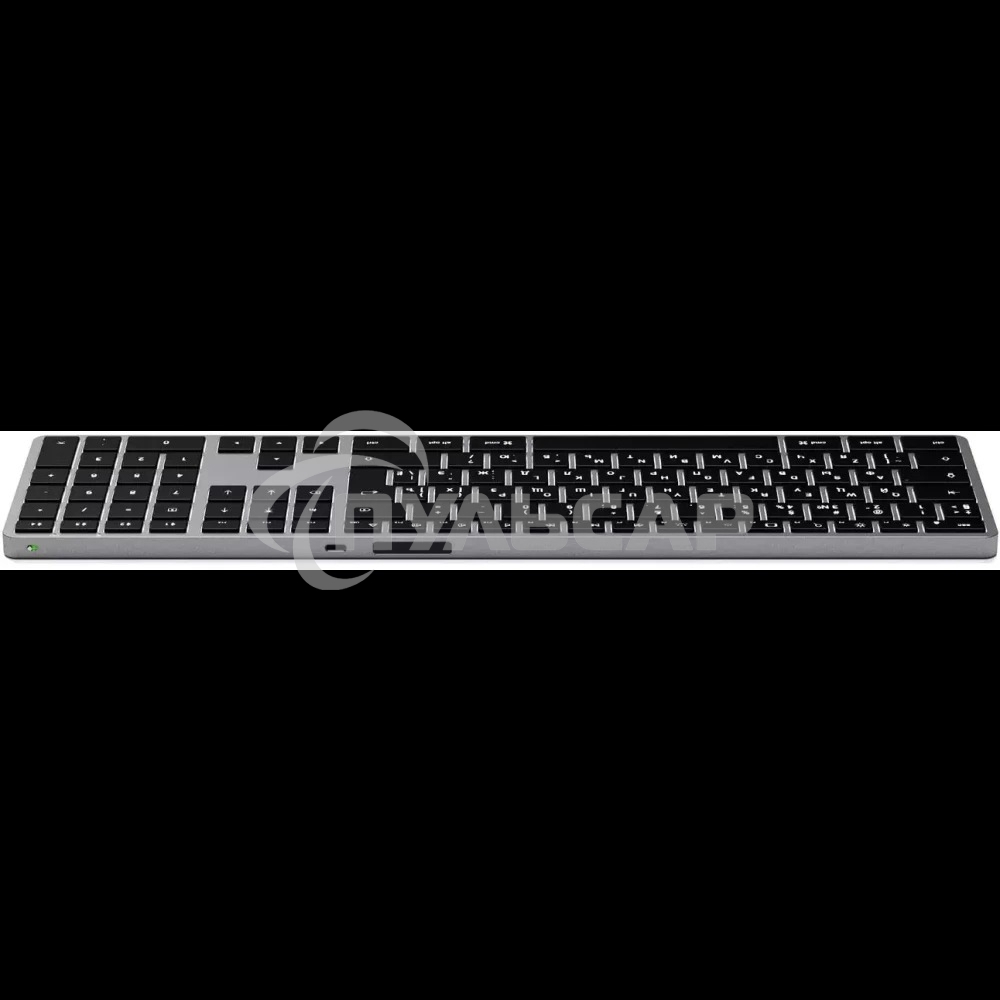 Клавиатура беспроводная Satechi Slim X3 Bluetooth Backlit Keyboard, Bluetooth, Серый космос, ST-BTSX3M-RU