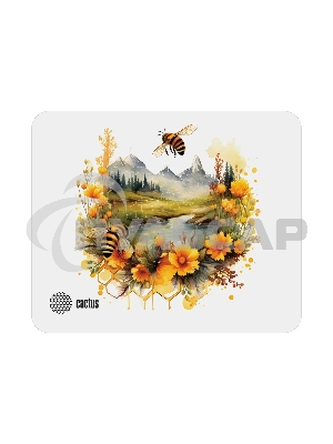 Коврик для мыши Cactus Honeybee 220x180x2мм (CS-MP-P09XS)