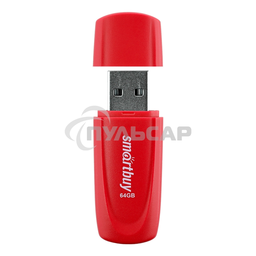 Флешка USB Smartbuy R/W (SB064 Gb2SCR) UFD 2.0 064 Gb Scout Red красный
