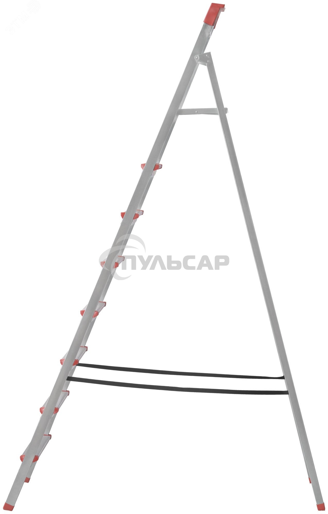 Лестница-стремянка стальная Fit 65336, 8 ступеней, вес 9.8 кг