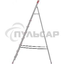 Лестница-стремянка стальная Fit 65336, 8 ступеней, вес 9.8 кг