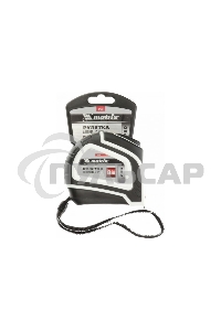 Рулетка Matrix Autostop, 8 м х 25 мм, двухкомпонентный корпус, автоматическая фиксация, PRO