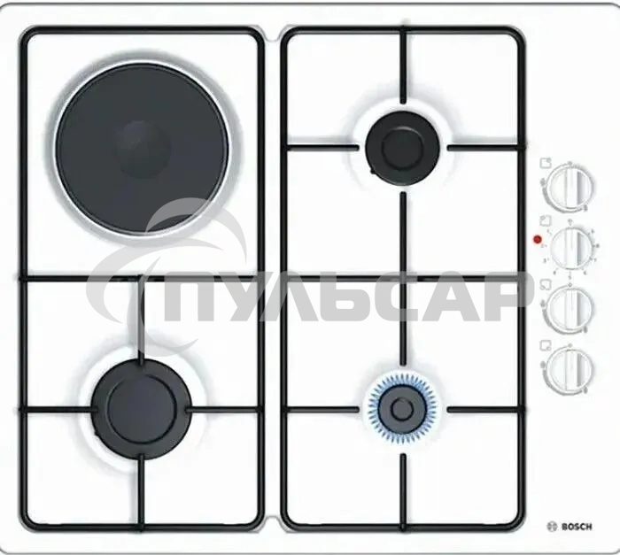 Газовая варочная панель Bosch PBY6C2B82Q белый