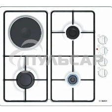 Газовая варочная панель Bosch PBY6C2B82Q белый