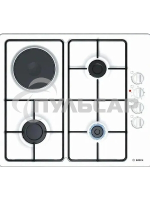 Газовая варочная панель Bosch PBY6C2B82Q белый