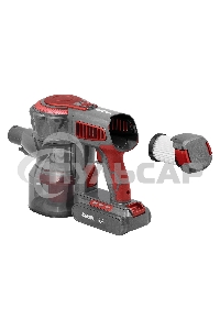 Пылесос вертикальный BBK BV3002 красный/серый, питание от аккумулятора, 150 Вт, уборка сухая, пылесборник 0.8 л, работа от АКБ max 30 мин