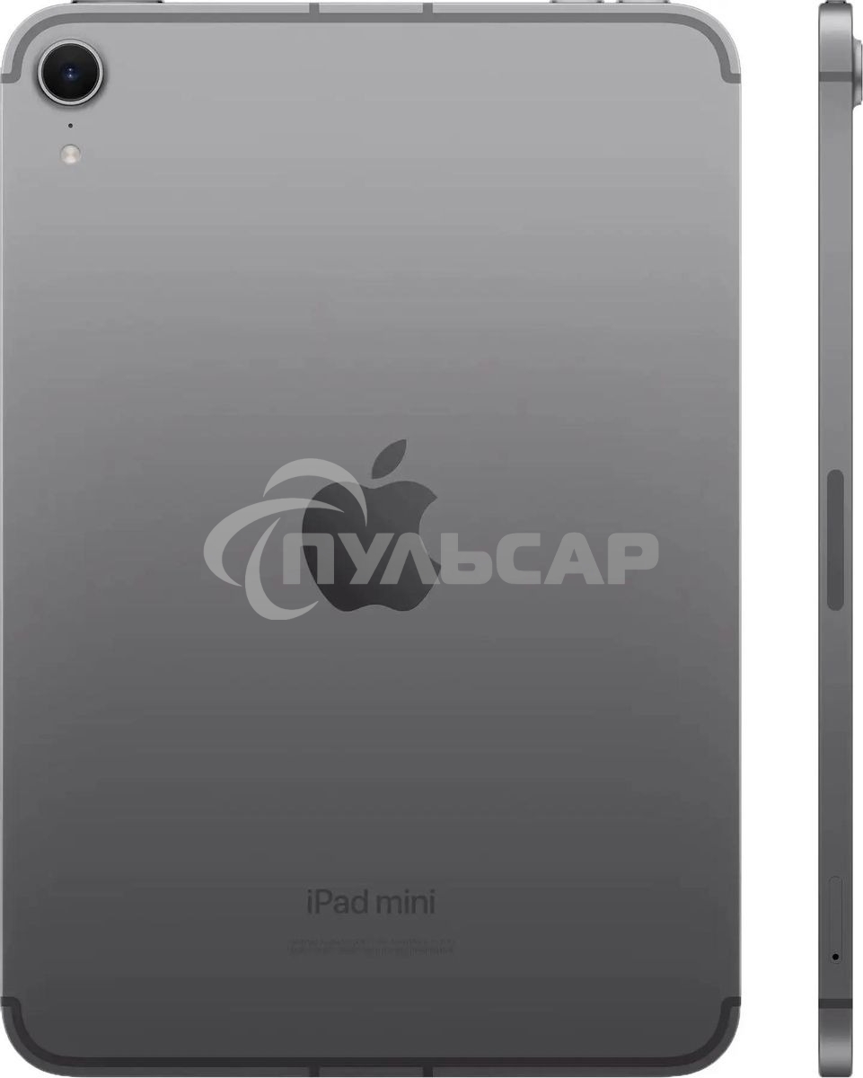 Планшет Apple iPad mini 2024 Wi-Fi + Cellular A2995, 8Gb, 256Gb, LTE, 5G, iOS, серый космос