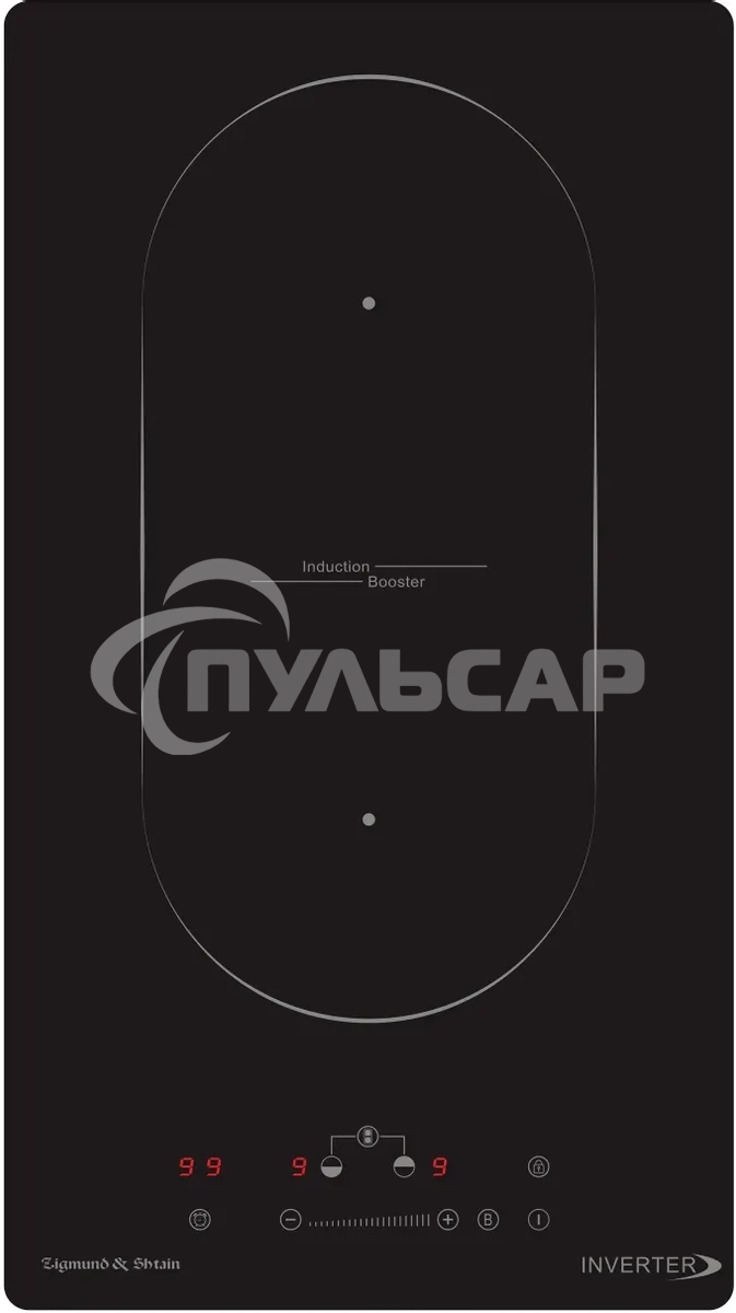 Индукционная варочная панель Zigmund & Shtain CI 29.3 B независимая, черный