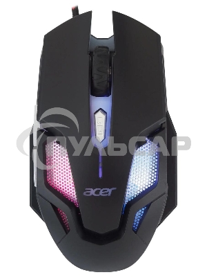 Мышь проводная Acer OMW125 черный оптическая (3200dpi) USB (6but)