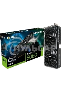 Видеокарта Palit PCI-E 5.0 PA-RTX 5060 INFINITY 2 OC NVIDIA GeForce RTX 5060 8Gb 128bit GDDR7 2280/28000 HDMIx1 DPx3 HDCP Ret