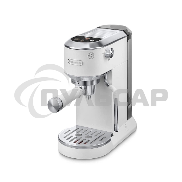 Кофеварка рожковая Delonghi EC890.WI белый, молотый, 1,1 л, 1450 Вт, 15 бар