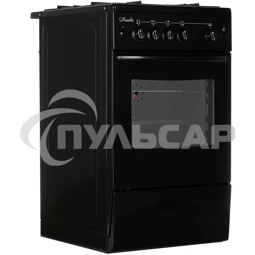 Плита газовая Лысьва ГП 400 МС СТ-2у черный, конфорок 4 шт, духовка 57 л, 50 см x 85 см x 60 см (без крышки)